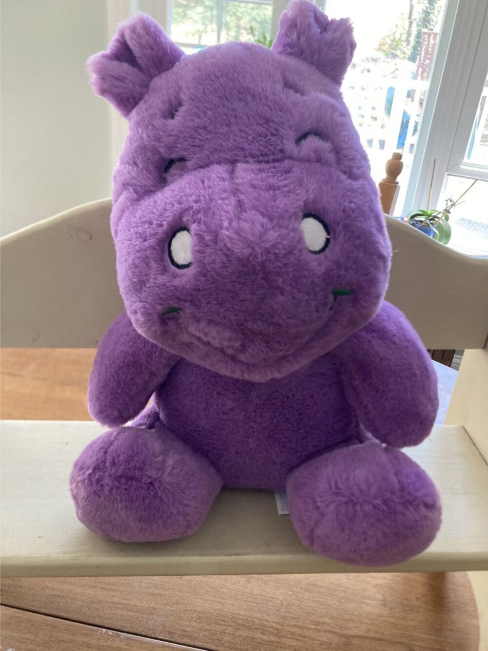 Purple Plush Hippo Stuffed Animal Toy By Quality Plush - Soft & Cuddly Design Fo